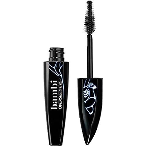 L'Oreal Paris Bambi Eye Mascara, Lasting Volume, Length & Lift, Doe-Eye Definition, No Clumping or Smudging, Washable, Intense Black, 0.28 fl. oz.