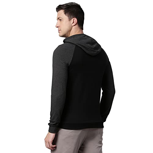 Image of HIGH Star Men's Fleece Colorblock Hooded Sweatshirt