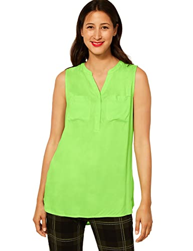 Street One Damen A343351 Langes Blusentop, Peppy Green, 46