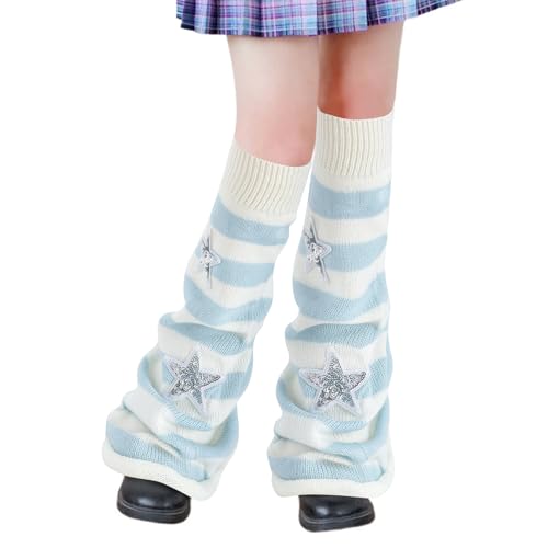 Image of Junely Leg Warmers for Women Kawaii Leg Warmer Cute Legwarmers Japanese Socks Emo Lolita Gyaru Harajuku Accessories