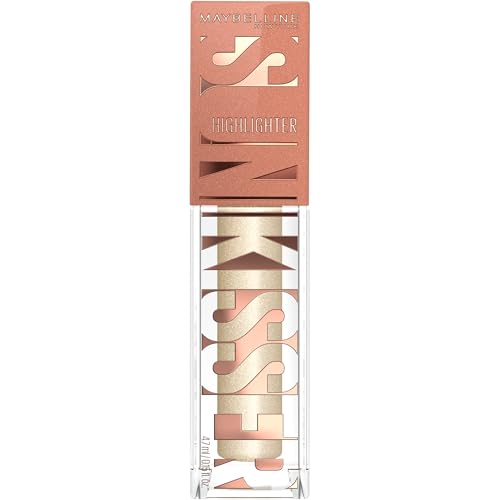 Maybelline Highligher, New York, Sunkisser, Liquid Highlighter Blush, Cheek Colour, Ultra-Blendable, Lightweight - Image 2