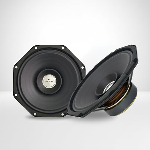 Image of TOYOTONE 6 inch Inch / 20 Watt / 4 Ohms /Octagon Speaker Dual Cone 72X15 Magnet for Car and Home Audio Speaker Siva Paper Cone, Siva Spider and 100% Pure Copper Kapton Coil(Not Subwoofer and Woofer)