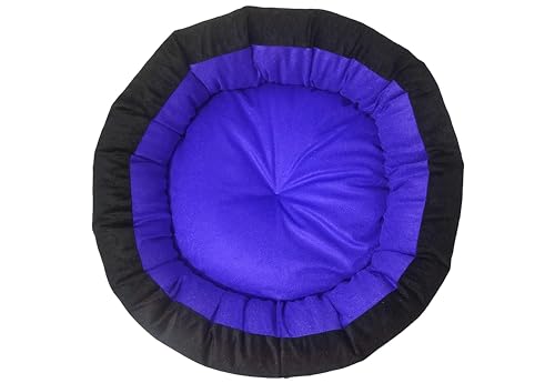 Image of XXXL Size Dog Bed for Large Size Dogs and cat Bed Velvet Fabric Dual Color Blue-Black Anti Skid Bottom Washable Export Quality Big Pet Bed