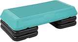 Fitvids Step Aerobic Platform, 28''x 14'', Teal