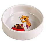 Trixie 6062 Keramiknapf mit Motiv, Hamster, 90 ml/ø 8 cm