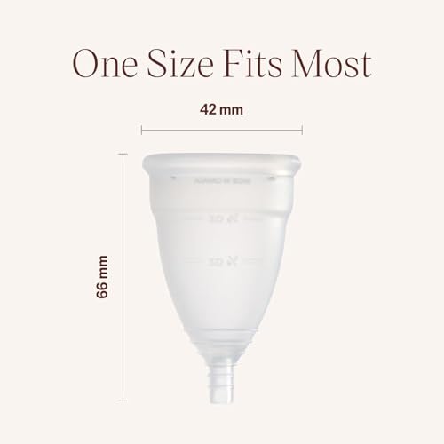 Image of DIVA Cup Model 1 & Pouch - Medical Grade Silicone Cup for Period Care - Reusable Menstrual Cup - Up to 12 Hours of Wear - Model 1 (for Medium to Heavy Flow) Plus Retro DivaPouch