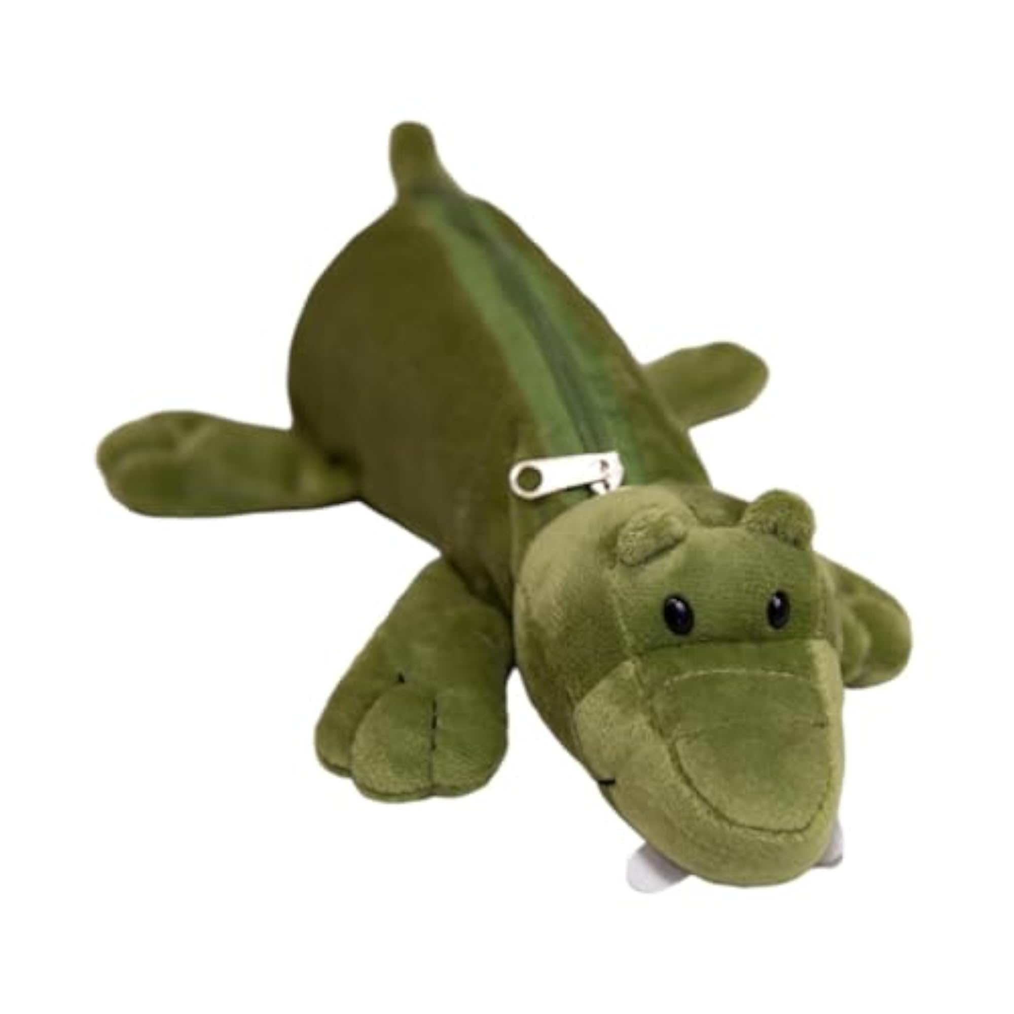 Plush Crocodile Pencil Case for Kids, Decorative Bag