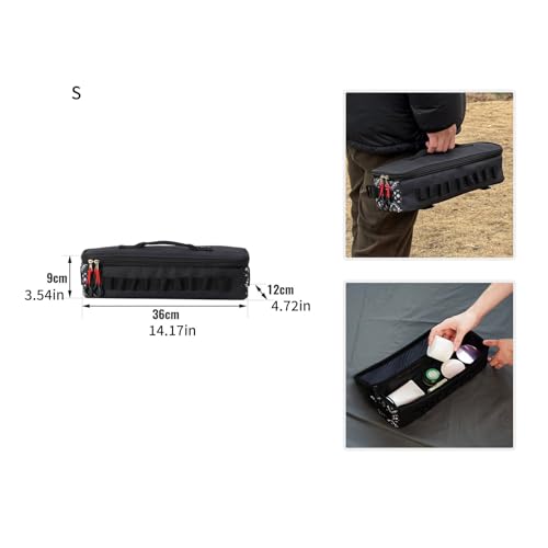 Bolsa al aire libre para comidas al aire libre con organizador de equipos multibolsillo 4