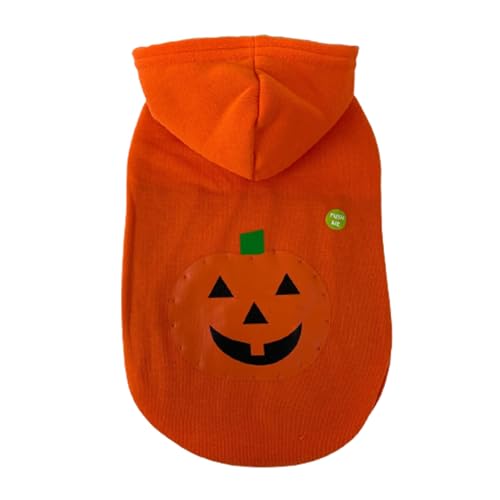Disfraz Halloween con Capucha Calabaza para Perro X-Small
