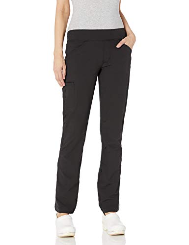 Dickies Women's Temp-IQ Bi-Stretch Roll-Up Performance Pant, Black, 2