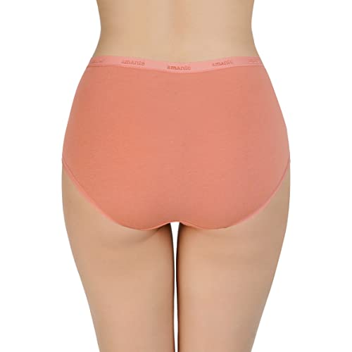 Image of Amante Solid Cotton Full Brief Panty Pack(Pack of 3)