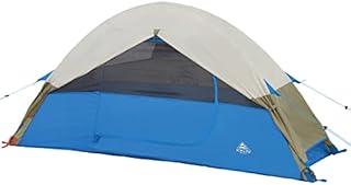 Kelty Ashcroft 1P Tent - Solo 1 Person Camping Shelter with Full Coverage Rainfly, Lightweight Aluminum Poles, Camping Backpacking Festival Shelter