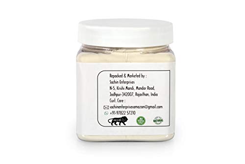 Image of NaturePlatter Guar Gum Powder - 400g ( All Natural, Thickening, Binding Agent for Baking ) (JAR PACK)