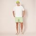 Amazon Essentials Men's Slim-Fit Short-Sleeve Quick-Dry UPF 50 Swim Tee, White, Medium