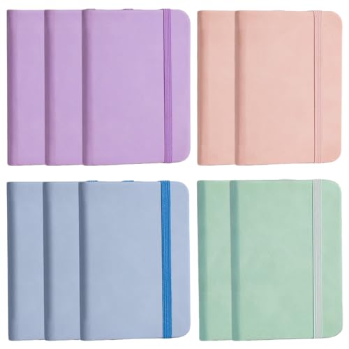 Carnet de poche A7 petit format 3x4 pouce mini bloc-notes cuir fournitures bureau