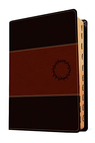 biblia de estudio del diario vivir ntv letra grande sentipiel cafcaf claro ndice letra roja spanish edition