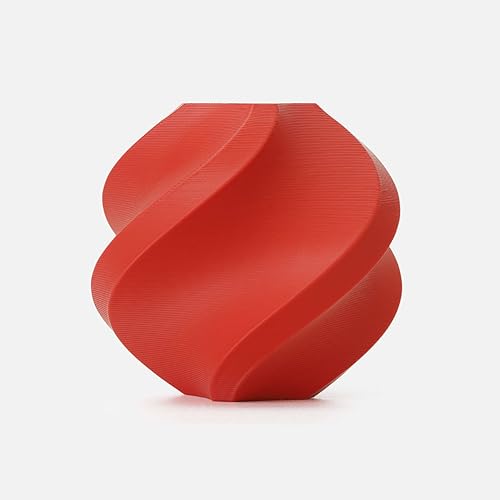 Image of Bambu Lab PLA Lite 1.75mm 3D Printer Filament, Lightweight PLA Filament for FDM Printers, Easy Printing, Strong Adhesion, 1kg Spool (Bambu Lab PLA Lite Red)