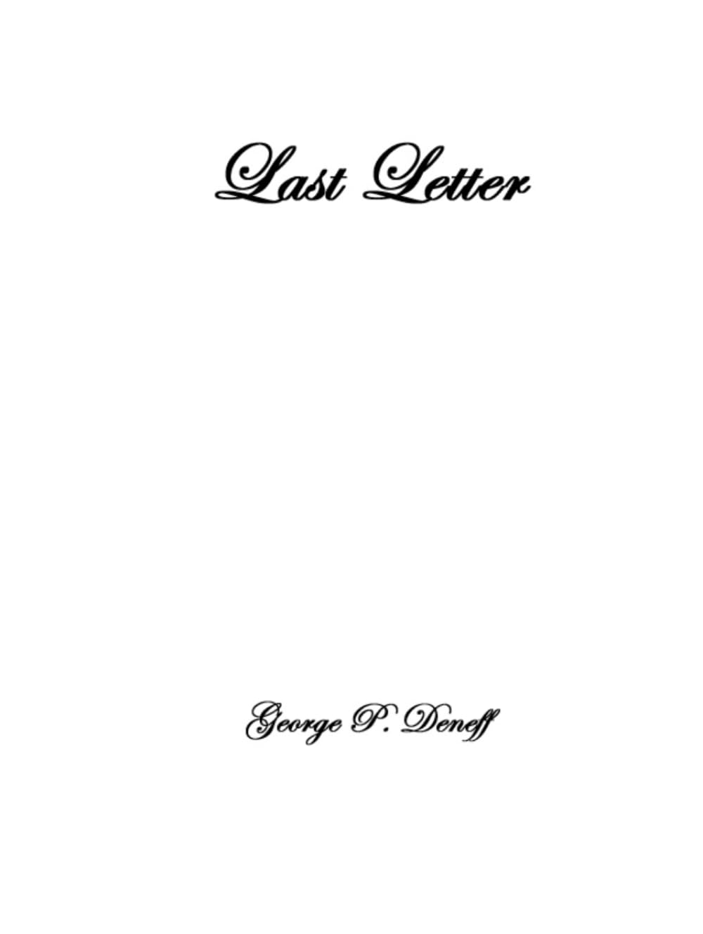 Last Letter