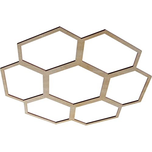 Image of Ekena Millwork 26 inchOD x 11 1 /8 inchID x 1 /4 inchT Florin Wood Fretwork Pierced Ceiling Medallion, Birch