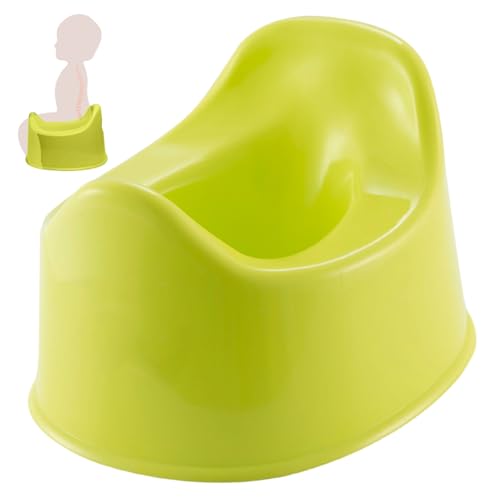 Orinal para bebé, inodoro portátil de entrenamiento con respaldo, asa y fondo estable, asiento de inodoro a prueba de derrames para entrenamiento de niños, decoraciones navideñas