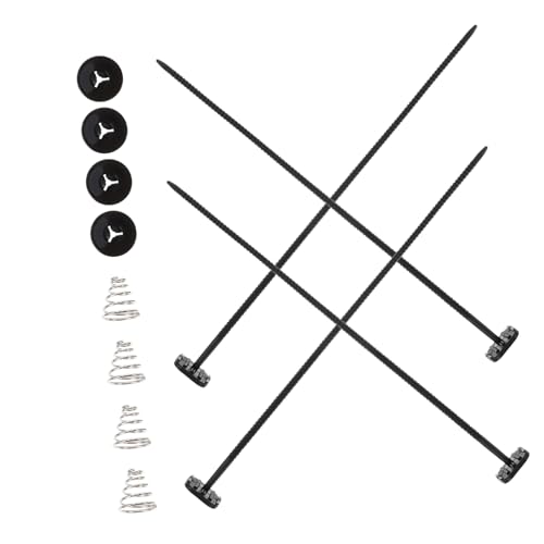 PLAFOPE Kit de Montaje para Ventilador Radiador Eléctrico Accesorio para Coche con Resorte de Alta Resistencia Almohadilla Protectora Antivibración Plástico Duradero