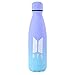 Gungungun Thermoskanne,Edelstahl Trinkflasche BTS Wasserflasche Sport Water Bottle, Hält heiß und kalt, Schmale Mundform für Laufen,Radfahren,Camping,Arbeiten,B2