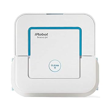 Robô Passa Pano Inteligente Bivolt Braava jet® 240 iRobot para Coznha Banheiros e Varandas, 3 Modos de Limpeza, Conexão App iRobot Home, Mais inteligente, Controle pelo Smartphone, Design Compacto
