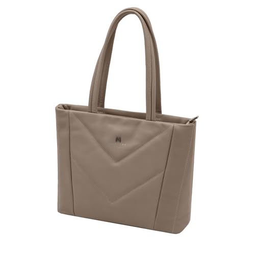Mariart Bolsa Tote Feminina de Couro Bovino Legítimo Graviolinha (New Fendi)
