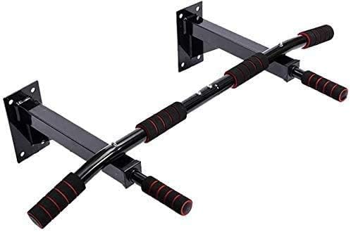 Empty Barras de dominadas para montar en la pared, barra horizontal de pasillo con soporte triangular, equipo de entrenamiento de banda de