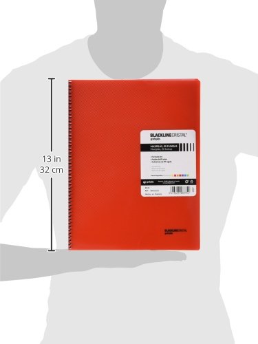 grafoplas 39832251 - 20 Pockets Folder, A4, Tapas, PP Red - Image 3