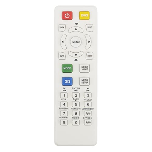 VINABTY E-26110 Replacement Remote Control fit for Acer Projectors G550,H5380BD,H5381BD, H5382BD, H6520BD, H6531BD, H7532BD
