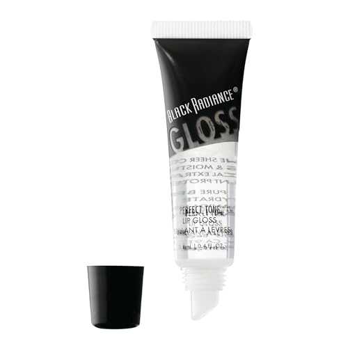 Black Radiance Perfect Tone Lip Gloss, Clear Shine, 0.4 Oz