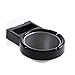 jieGorge - Posacenere da parete per sigarette, porta cenere, portatile, per ufficio, casa, cucina, sala da pranzo e bar, per il giorno di Pasqua, colore: nero immagine