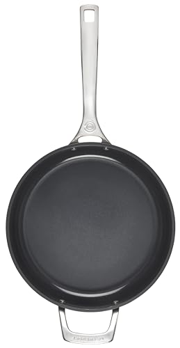 Le Creuset 51317026001001 Essential Non-Stick Ceramic Sauté Pan With Glass Lid thumb #3