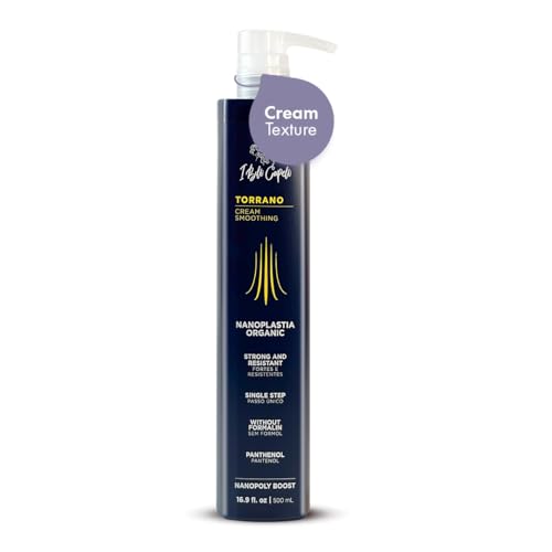 Torrano Cream Nano Keratin Hair Treatment, Straightening Hair 1 Step, Formaldehyde Free-Nanoplastia Para Alisar Cabello, Keratina Organica Sin Formol -Brazilian Nano Keratin (500ml)