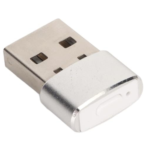 OVAQUIXI Shaker Automático del Mini Mouse, Modos de Doble Jiggler, Conexión Conveniente, Botón de Interruptor Fácilmente Operable, Aleación Aluminio Resistente, Alcance Aplicación Amplia con Mouse