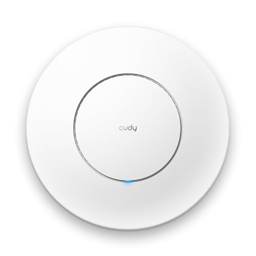 Cudy BE3600 Punto de Acceso Inalámbrico Wi-Fi 7 de Doble Banda, 4 Transmisiones, Puerto 2.5G, MU-MIMO, Cudy App Control, Roaming sin Costuras, Alimentación PoE o CC, AP3600