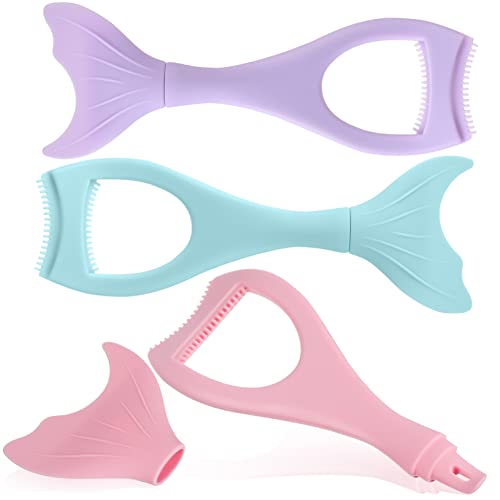 KESYOO 3個 アイライナー補助アーティファクト アイメイク用マスカラシールド ラッシュバディツール 補う mascara shield まつげコーム マスカラガードツール シリカゲル