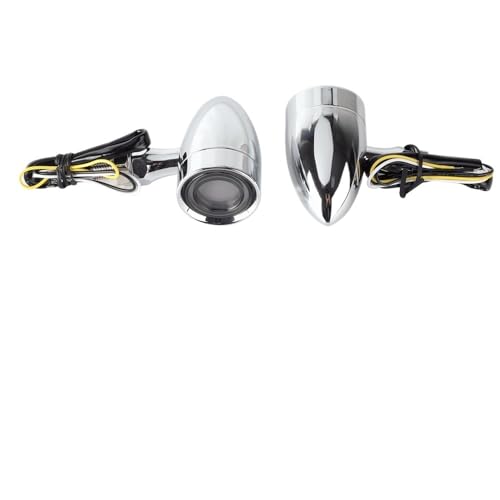 Indicateurs clignotants lumières feu clignotant rouge ambre moto 10mm