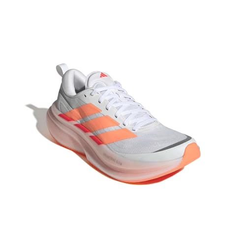 Adidas Donna Supernova Glide Running Shoes, Ftwr White/Beam Orange/Lucid Red, 38 2/3 Eu - 3