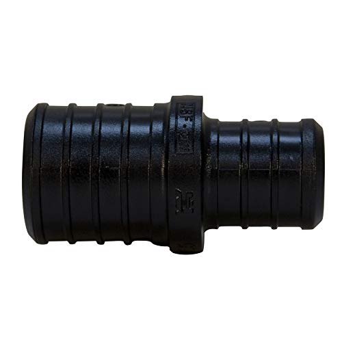 SharkBite3/4 x 1/2 Inch Poly Crimp Reducing Coupling, Pack of 5, PEX Pipe, PE-RT, UP058A5