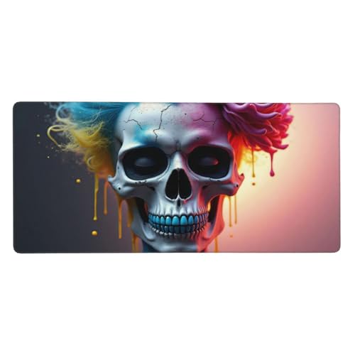 Tapis de souris de jeu avec bords cousus et base en caoutchouc stable