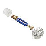 Jamiikury 10 Sets Furniture Cam Lock Fasteners, 3-in-1 Cam Locks for Furniture, Cam Lock Fittings Cam Connector Furniture Replacement Parts, 1-9/16' / 40mm Dowel with Blue Plastic Sleeve