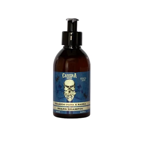 Cavera Beetle Champú para Barba 200 ml Limpieza Profunda con Hidratación Aceite de Argán Protección de la Piel y Eliminación de Residuos