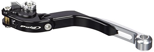 Puig 3.0 Replacement Clutch Lever (Foldable and Extendable) (Black with Silver Selector and Silver Extender)