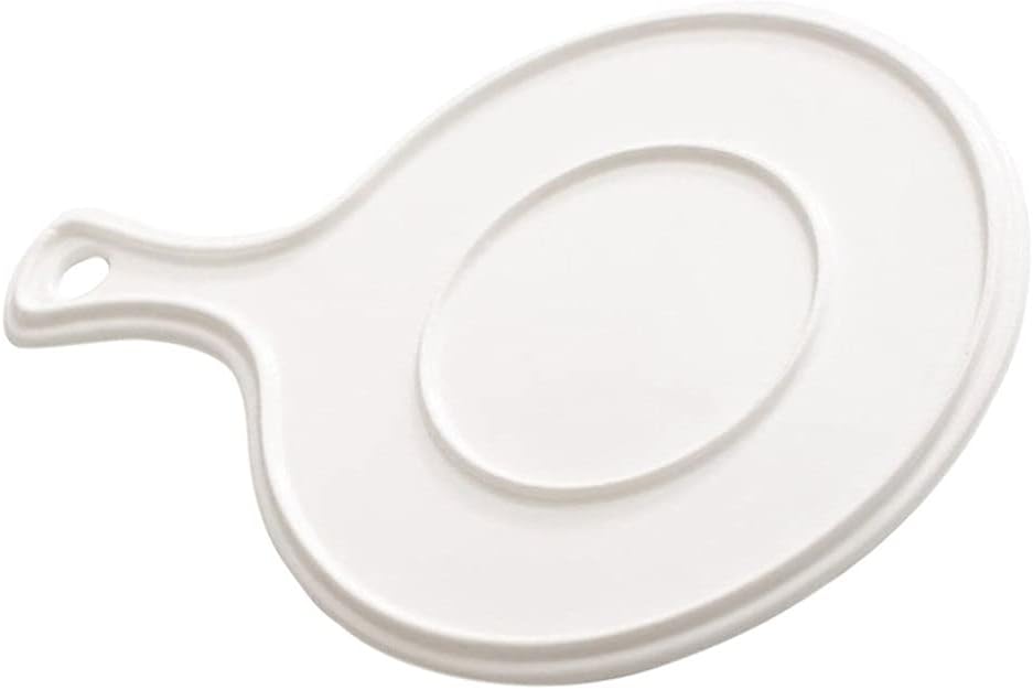 Cabilock Ceramic Pizza Baking Pan Handle Western Bakeware for Pizza Pasta and Salad Kitchen Bakeware for Oven Use for Parties and Gatherings