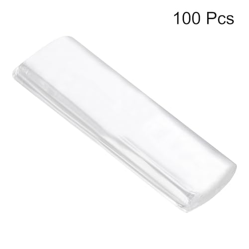 Image of MECCANIXITY Heat Shrink Wrap Bags POF 14.2 x 10.2 Inches for Packaging Shoes, Candles, Gifts, DIY Projects 100pcs