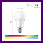 WiZ Connected 60W A19 LED Smart Light Bulbs - Connects to Your Wi-Fi - E26 Smart Bulb - Control with Voice or App + Activate with Motion - Matter Compatible - 1 Pack - Image 2