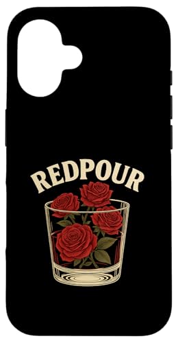 Red Pour Rose Flowers ECXL[OX JNe w X}zP[X iPhone 16 p