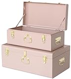 HofferRuffer Aufbewahrungsboxen, Rosa, 2 Stück